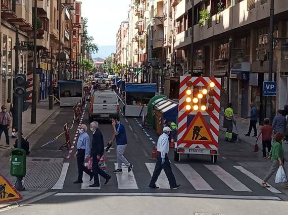 Devolución de espacio urbano post Covid-19 en Logroño